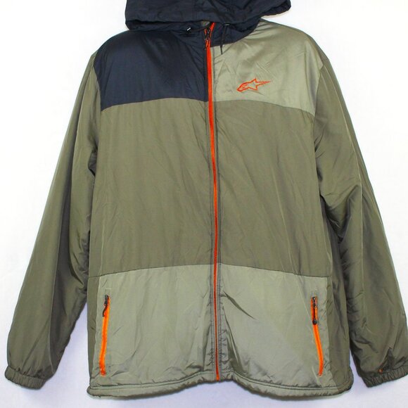 Alpinestars Colorblock Motorcycle Light Jacket Mens XXL
